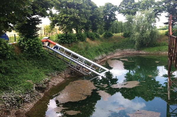 Veneroni ABN 45, 1440 m3/h centrifugal pump with frame