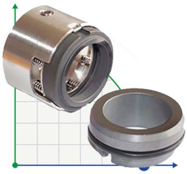 Торцевое уплотнение вала R-H75 43, CAR/SIC, EPDM, 304, G9