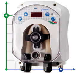 Schlauchdosierpumpe AQUA PDP SIMPOOL RX 03-01 - 230V - SANTOPRENE - KOMPLETT WEISS