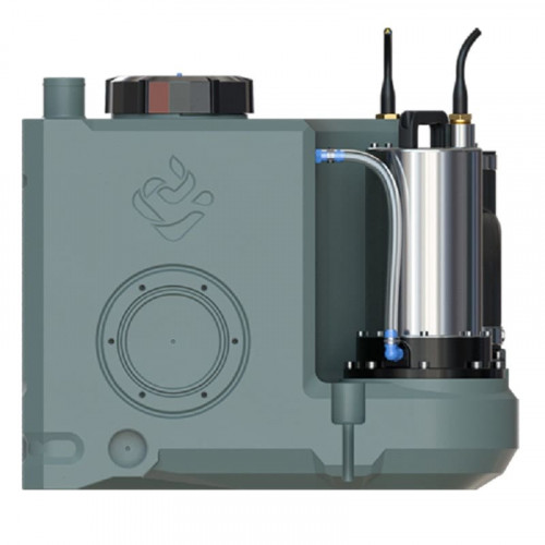 Podnośnik KNS solo do domków letniskowych, domów prywatnych z dwiema pompami i panelem sterowania AIZL-1100W Double, 27/13, 1,1 kW, 220V, 2800 obr./min