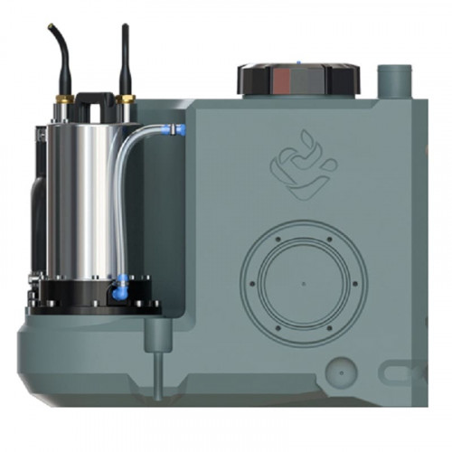 Podnośnik KNS solo do domków letniskowych, domów prywatnych z dwiema pompami i panelem sterowania AIZL-1100W Double, 27/13, 1,1 kW, 220V, 2800 obr./min