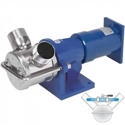 Импеллерный насос для перекачки резинового латекса LIVERANI MID MAJOR 60 +BY-PASS NR 175-900 об/мин под гидравлический двигатель