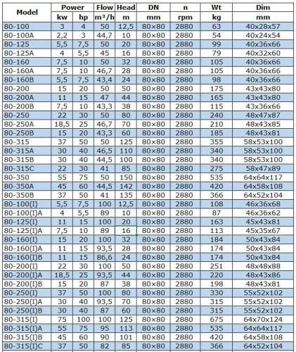 Насос для нефтепродуктов IRG BGLB 80-350 (50/150), 55kW, 2880 Ex
