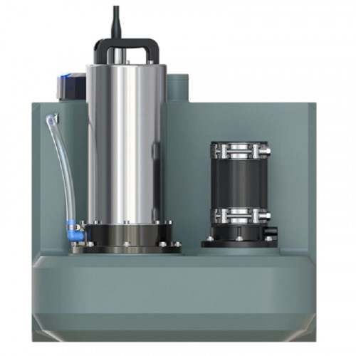 Podnośnik KNS solo do domków letniskowych, schronów przeciwbombowych, domów prywatnych ze zdalnym sterowaniem AIZL-1500W 33/14 1,5 kW 220V 2800rpm