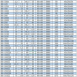 Pumpe für Dieselkraftstoff IRG BGLB 80-350A (44,5/142), 45kW, 2880 Ex