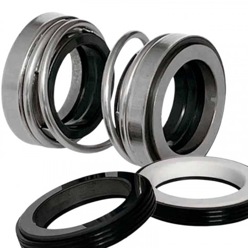 Sello mecánico doble para eje de bomba R-208 16, CER/CAR/CER/CAR, NBR, 304