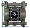 The pneumatic diaphragm pumps BOXER 150 PVDF IB150-FC-MTTFT--