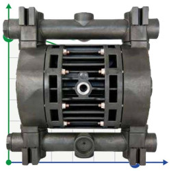 The pneumatic diaphragm pumps BOXER 150 PVDF IB150-FC-MTTFT--
