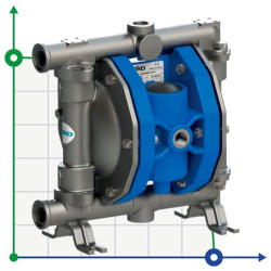 Пневматичний мембранний насос SEKO Duotek AF65 AISI316