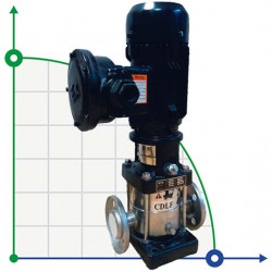 Multistage pump CDLF 5-140, AISI 304, Ex