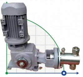 Doging -Kolbenpumpe 2ND 125/400 K14A, 5,5 kW