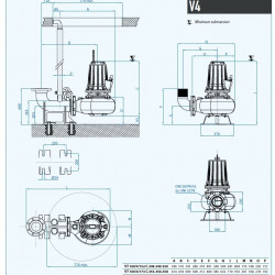 Submersible pump Dreno VT-EX 100/4/152 C.349 with Vortex impeller