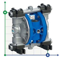 Pompe à membrane pneumatique SEKO Duotek AF65 ALU