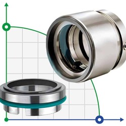 Gleitringdichtung R-HJ97 50, TC/TC, VITON, 304, G46