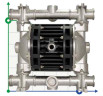 Пневматический мембранный насос BOXER 150 AISI 316 IB150-A-HTTAT--