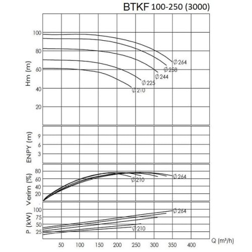 BTKF 100-250 Насос консольний одноступінчатий (3000)