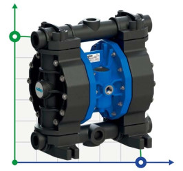 Pompe à membrane pneumatique SEKO Duotek AF65 PP