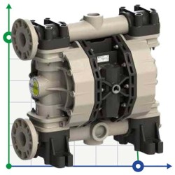 PHOENIX P700 PP HYTREL ATEX Pneumatische Membranpumpe