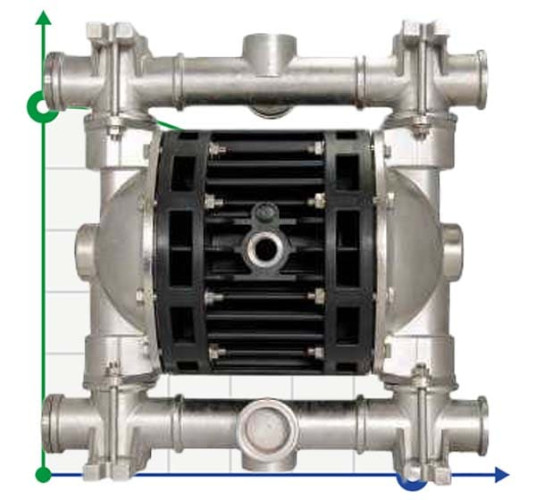 Пневматичний мембранний насос BOXER 150 AISI 316 IB150A-MTAAT--