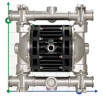 Пневматичний мембранний насос BOXER 150 AISI 316 IB150A-MTAAT--