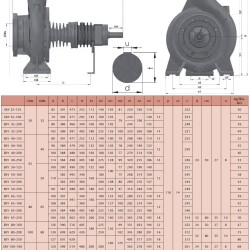 Насос для гарячого масла EMSE EKY 80-200, 30 кВт, 2900, без двигуна