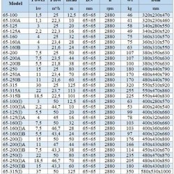 BGWH 65-125(I)A (45/16), 4kW, 2880 - bomba horizontal de acero inoxidable