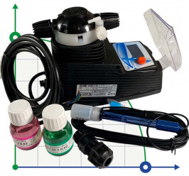 Bomba dosificadora electromagnética PDE HC151+ PH-RX M60 C/PH PROBE, 1-10 l/h, 7-1 bar