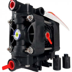 Pompe pneumatique à membrane pour acide PHOENIX P20 PVDF SANTOPRENE+PTFE, 20 l/min