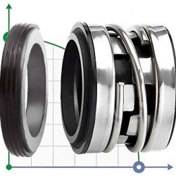 Uszczelnienie mechaniczne R-2100S 14, SIC/SIC, VITON, 304, D