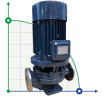 BGLH 65-200(I)B, 55, (43,3/38), 7,5kW, 2880 stainless in-line pump with tandem mechanical seal