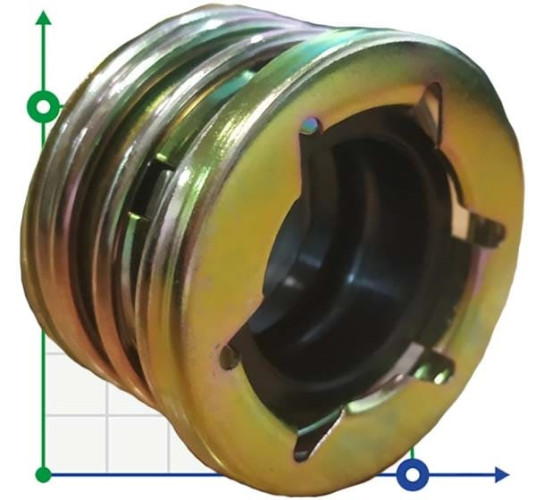 Kompressorwellendichtung R-J580 1.1/2, D, CAR/SIC, HNBR, A3/65Mn