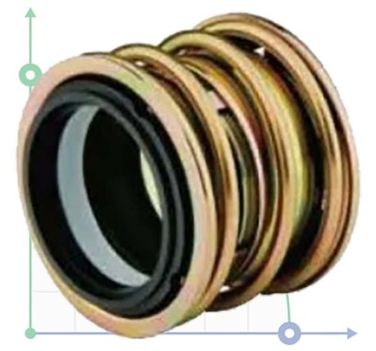 Kompressorwellendichtung R-J580 1.1/2, D, CAR/SIC, HNBR, A3/65Mn