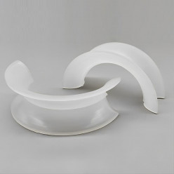 Anillo de plástico, PP, 25x12,5x1,2 mm, Plastic Saddle Ring