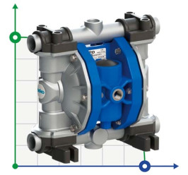 Pompe à membrane pneumatique SEKO Duotek AF100 ALU