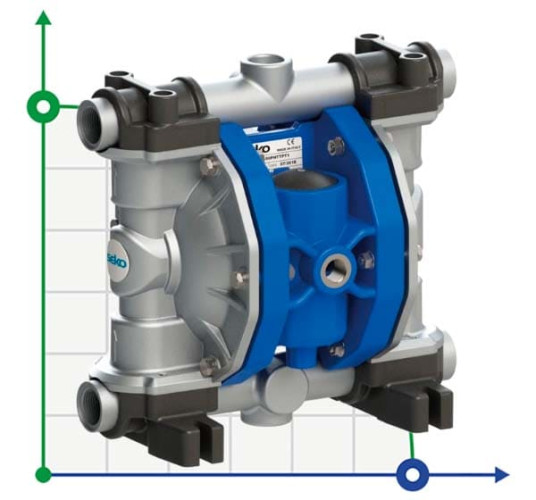 Pompe à membrane pneumatique SEKO Duotek AF100 ALU