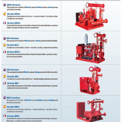 Electric fire extinguishing pump station BEEJ 500/14-125-15 (32 l/s, 140m, 90kW)