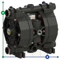 PHOENIX P100 PP HYTREL ATEX Pneumatische Membranpumpe