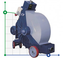 Pompa perystaltyczna dla chemii FLUIMAC HELIOS ATR 280 IX 52596 l/h, 11 kW, 48 obr/min, z regulacją wydajności i przetwornicą częstotliwości