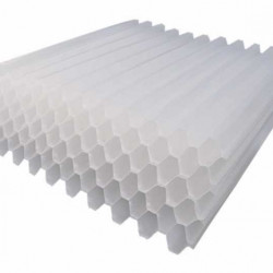 Wabenförmiger Filterblock, PP, Honeycomb Filter Block
