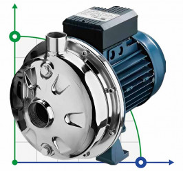 Edelstahlpumpe CX/250, 1,8 kW, 15 m3/h, 39,4 m, 380V/T, AISI 304 (EBARA CDX 200/25)