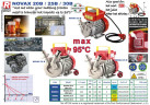 Bomba NOVAX 20B 2850rpm para líquidos calientes hasta 95°C