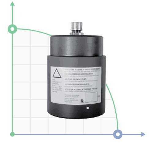 Amortyzator 0,35 l, PCV - FPM, 1/2 cale
