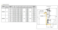 Veneroni LVTM 15/540, 2m, 360 m3/h vertikale Pumpe von Zapfwelle und Mischschraube