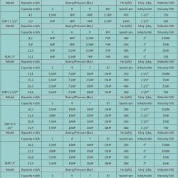 Pompa zębata do produktów ropopochodnych, paliwa EMSE EDP-I 2 cal, 8,2-13,1 m3/h z przekładnią wewnętrzną, bez silnika