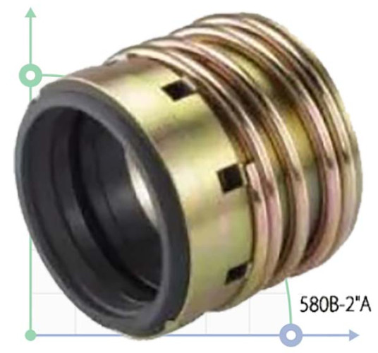 Kompressorwellendichtung R-J580 1.1/4, CAR/SIC, HNBR, A3/65Mn