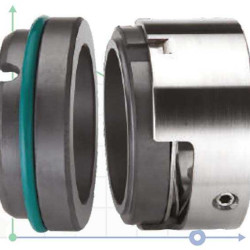 Sello mecánico R-M74 28, SIC/SIC, VITON, 304, G9