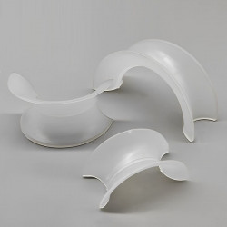 Anillo de plástico, PP, 50x25x1,5 mm, Plastic Saddle Ring