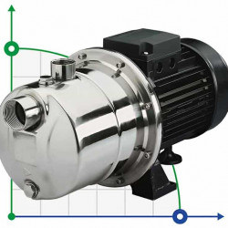Самовсасывающий нержавеющий насос JX/50 RC, 0,37 кВт, 2,7 м3/ч, 28м, 220V/M, AISI 304 (EBARA JEXM)