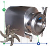 Bomba higiénica alimentaria de acero inoxidable AISI 316L GU 42/60-11, 30 m3/h, 60 m, 11 kW, 380V, 2900 rpm