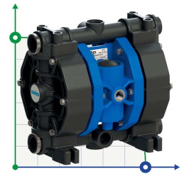 Pompe à membrane pneumatique SEKO Duotek AF100 PVDF